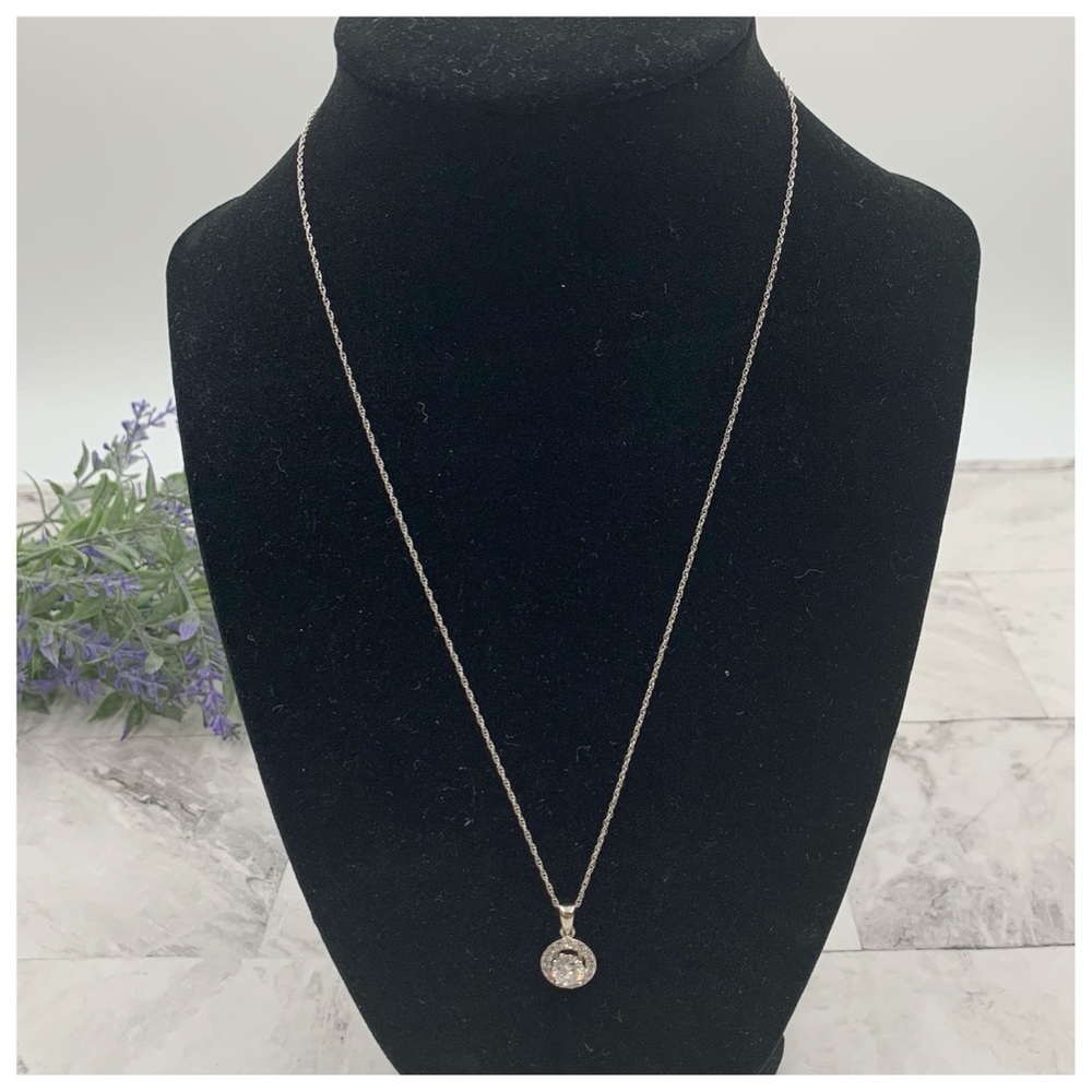 White Sapphire Necklace